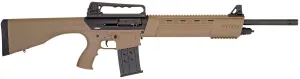 Tristar Sporting Arms KRX Tactical 20" 12 Gauge Shotgun 3" Semi-Automatic, FDE - 25130