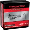 Federal vs Winchester: Ammunition Compared 21 WINCHESTER AMMO Reloading Bullets FMJ 9mm 115 Grain 100rd