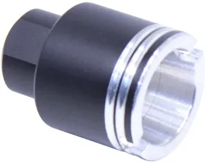 Guntec USA Parts & Accessories 16 Guntec USA AR-15 Stubby Slim Compact Flash Can Black/Stainless