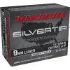 Federal vs Winchester: Ammunition Compared 24 WINCHESTER AMMO 9mm 147Gr Silvertip Hollow Point 20rd