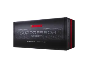Barnes Suppressor Series 300 Blackout 205gr Sierra GK Subsonic Ammo, 20Rds
