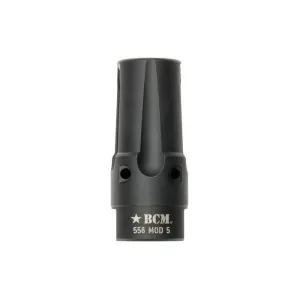 Bravo Company AR-15 Compensator Mod 5 5.56 Black Steel 1/2-28