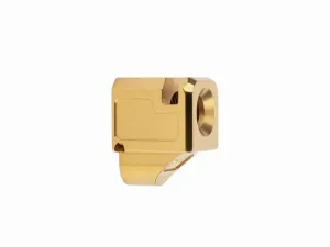 Zaffiri Precision Glock 43X Glock 48 Blowhole Compensator 9mm Luger 1/2x28 PVD Gold