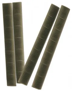 ERGO Grips Parts & Accessories 17 ERGO 7-Slot KeyMod Wedgelok Rail Cover 4 Pack OD Green