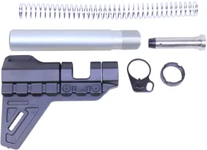 Guntec USA Parts & Accessories 36 Guntec USA AR-15 Micro Breach Pistol Brace Kit Anodized Clear
