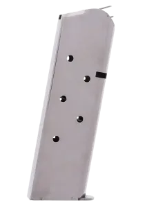 Kimber 7rd 45 ACP 1911 Magazine Silver Steel