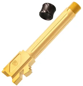 Fortis Manufacturing Parts & Accessories 58 Fortis Manufacturing Glock Match Grade Barrel Threaded 19 with Lone Rifling Gold