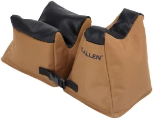 Allen X-Focus Shooting Rest Combo Prefilled Front And Rear Bag Polyester Coyote with Black Accents