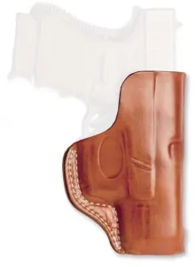 Cebeci Arms Parts & Accessories 14 USED Cebeci Arms Leather OWB Holster w/Clip Glock 43 Right Plain Tan EDEMO1 Condition Fair Other