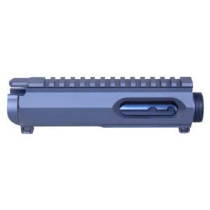 Guntec USA AR-15 9mm Dedicated Stripped Billet Upper Receiver Anodized Grey