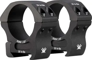 Vortex Pro Series Rifle Scope Rings 30mm Medium Black 1in 1.72oz
