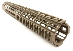 Aero Precision Parts & Accessories 23 Aero Precision AR15 15in Enhanced Quad Rail Handguard Gen 2 FDE Cerakote