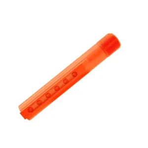 Tiger Rock AR-15 6-Position Mil-Spec Stock Buffer Tube Cerakote Orange Medium