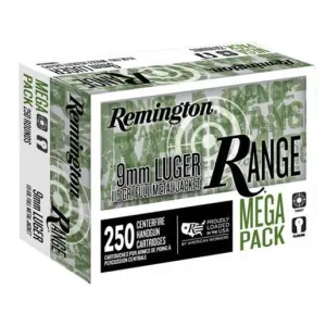 Best Caliber for Women's Self Defense: .380 vs 9mm vs .38 Special 26 Remington Range 9mm Luger 115gr Full Metal Jacket Handgun Ammo - 250 Rounds