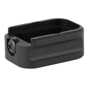 Warne Scope Mounts +3 / +2 Extended Base Pad for Glock 19 / 23 - Black