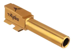 Gun Parts Deals of the Week (Updated Weekly) 75 TRYBE Defense Match Grade Non Threaded Pistol Barrel Glock 43/43X Gold TIN