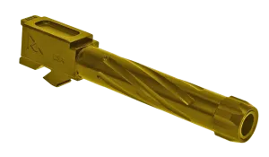 Rival Arms Parts & Accessories 25 Rival Arms Precision V1 Gold Threaded Barrel for Glock 17 Gen3/4