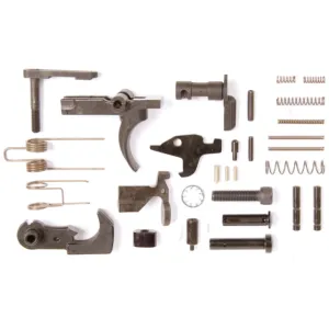 LBE Unlimited 223 Rem/556NATO Lower Parts Kit w/o Trigger Guard or Pistol Grip Black