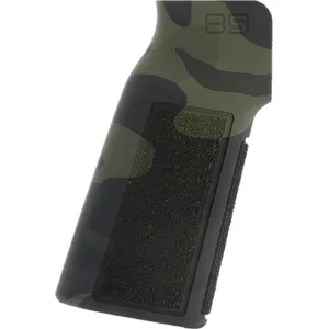 B5 Systems PGR1473 Type 22 P-Grip Black Multi-Cam Aggressive Textured Polymer, Increased Vertical Grip Angle with No Backstrap, Fits AR-Platform