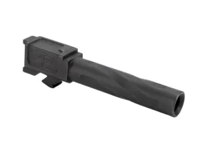 Zaffiri Precision Flush and Crown Glock 19 Gen 5 9mm Luger Non-Threaded Pistol Barrel 3.95in 1-10 RH Twist Nitride Black