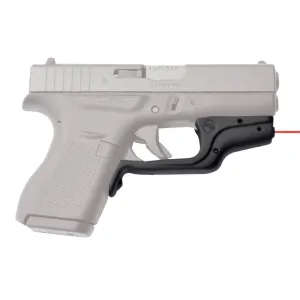 Crimson Trace Laserguard Laser Sight for Glock 42, 43 Front Activation Red Laser Polymer Black