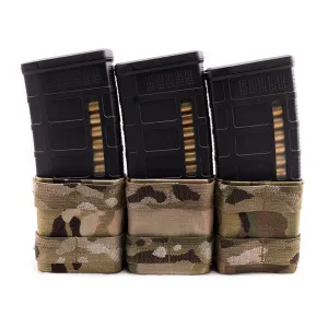 Esstac KYWI Short Triple AR-10 Rifle Magazine Pouch with MOLLE Nylon Multicam