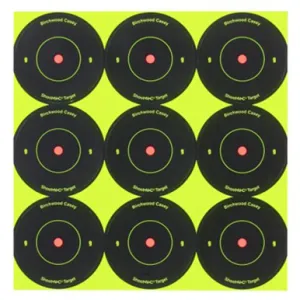 Birchwood Casey Shoot-N-C 2in Bullseye Targets Pack of 12, 34210