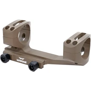 Warne MSR Long Range Cantilever Scope Mount Dark Earth 30mm MSR Ideal Height