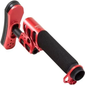 ODIN Works ZULU 2.0 Adjustable Stock Kit - 6061 Aluminum Red Anodized