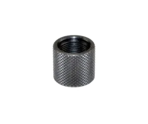 Presma AR-15 Barrel Thread Protector Nut for 1/2inx28tpi Muzzle Threading Black Carbon Steel