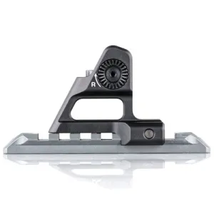 Ar-15 Peak Ultralight Fixed Iron Sights - Ar-15 Peak 01 Fixed Iron Rear Sight Black