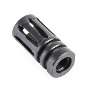 Tiger Rock AK47 Style Muzzle Brake M14 x 1 LH Theads 5 Ports Black Small