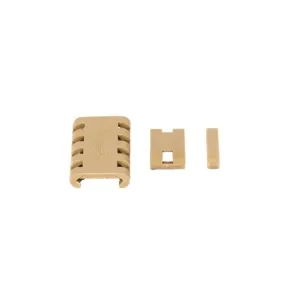 JE Machine Tech Stinger 20-Piece Heat Resistant Picatinny/Weaver Rail Cover Tan