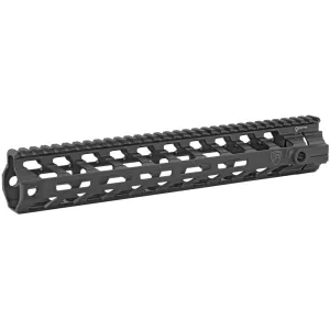 Fortis Manufacturing Parts & Accessories 7 Fortis Manufacturing, Inc. Rev II, 12.4" Free Float Handguard, Mlok, Fits AR-15, Black REV-II-12-ML