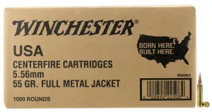 New Hampshire Gun Laws (2026): Constitutional Carry, PRL & Stand Your Ground 54 Winchester 5.56 Bulk Ammo 55 Gr FMJ, 1000rds - WM1931000