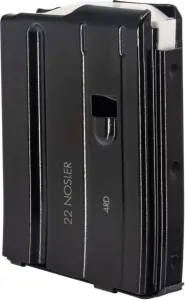 Best Left-Handed AR-15 Rifles (2026): Ambi & True Left-Hand 41 E-Lander Mags AR-15 22 Nosler Rifle Magazine 4 Round Black