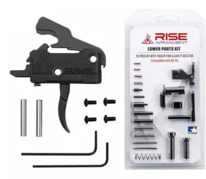 RISE Armament OpticsPlanet Exclusive RAVE 140 Curved w/ AR-15 Lower Parts Kit