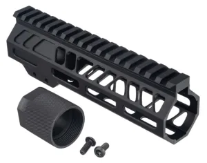 TRYBE Defense AR-15 M-LOK 7in Lightweight Handguard w/ Full Rail Black 7 Inch