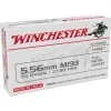Winchester Ammunition 27 Winchester Usa White Box 5.56x45mm Nato Full Metal Jacket 55 Grain 20 Rounds