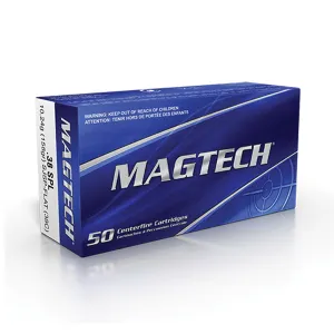 Magtech Ammunition 13 Magtech 158 gr Semi-Jacketed Soft Point Flat .38 Spl Ammo, 50/box - 38C
