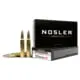 Nosler Match Grade .223 Remington 69 Grain Custom Competition Brass Cased Centerfire Rifle Ammo 20 Rounds
