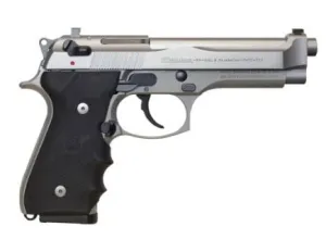 Beretta 92FS Brigadier INOX 9mm 4.9" 15rd Pistol, Stainless Steel - J92F560M