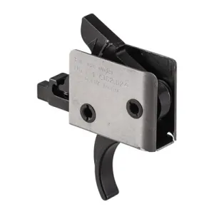 Ar-15 Two Stage Triggers - Two Stage Trigger Curved 2lb Set 4lb Release