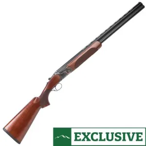 CZ Woodcock G2 12 Gauge 3in Case Hardened Over Under Shotgun - 28in - Brown