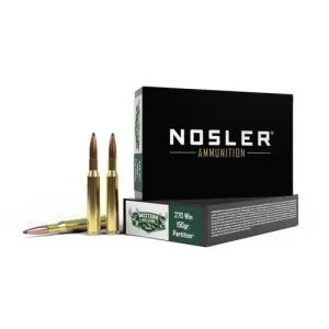 Nosler Western Big Game 270 Winchester 150gr Partition Bullet - 20 Rounds