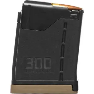 Lancer Systems Parts & Accessories 5 LANCER MAGAZINE L5AWM AR-15 .300BLK 10RD OPAQUE BLACK