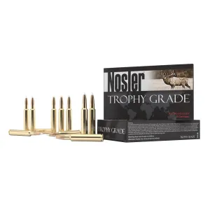 Nosler Ammunition 34 Nosler Trophy Grade 30-06 180 grain AccuBond Rifle Ammo, 20/Box - 46134