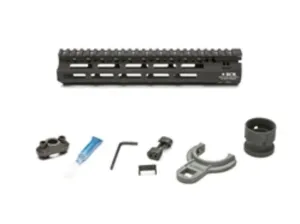 Bravo Company MFG MCMR M-LOK Compatible Modular Rail 10 inch Steel Barrel Nut/Hardware/Sling Mount Black