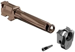 Radian Weapons Glock 43X 9mm RAMJET Barrel w/ AFTERBURNER Compensator 3.9in 1-10 Twist Bronze