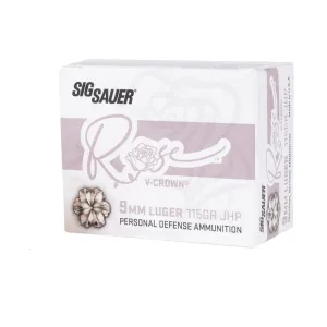 Best Gun Deals Right Now (2026): Updated Daily 159 Sig Sauer Rose 9mm 115 gr JHP 20rds Handgun Ammo for Effective Self-Defense - E9MMA1ROSE20